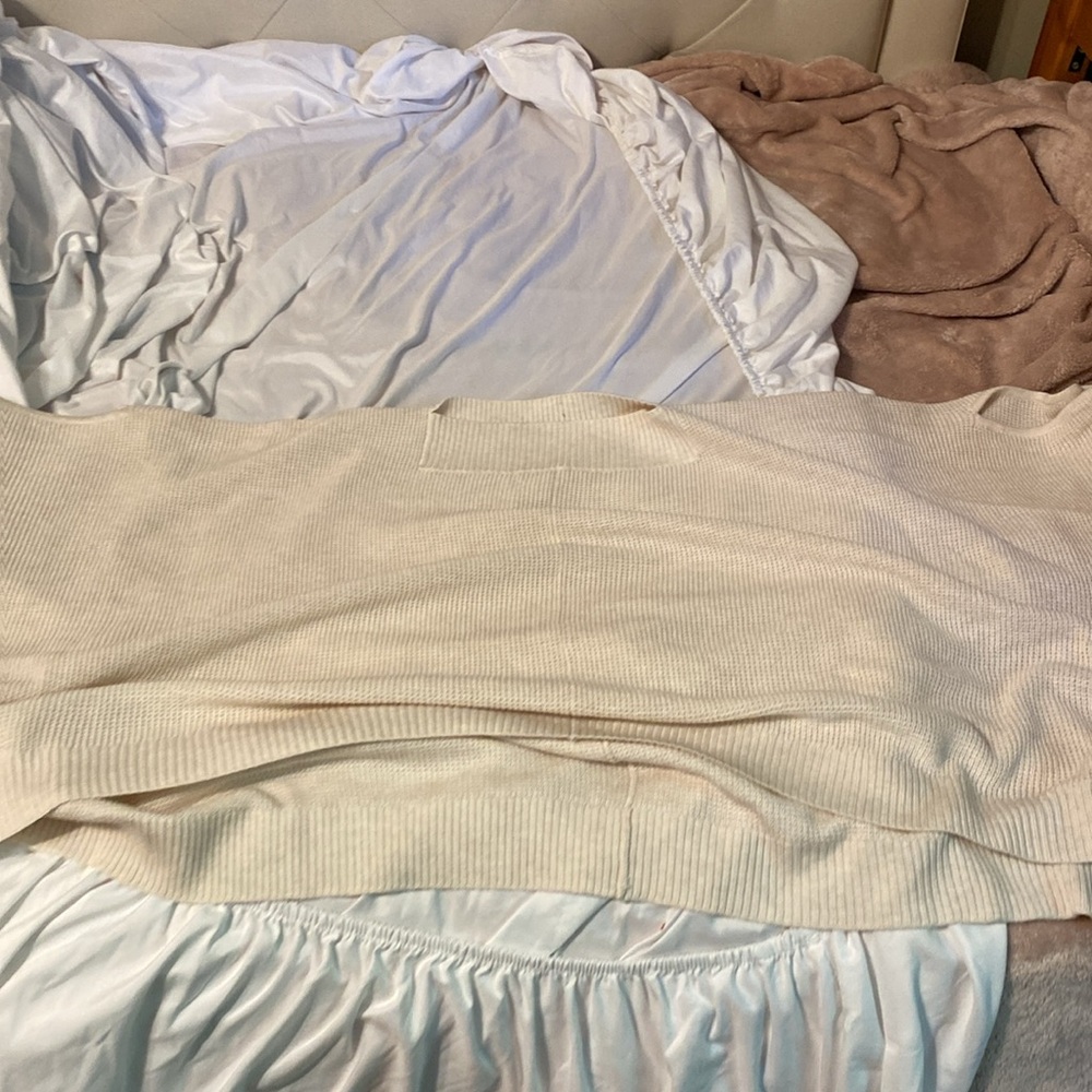 lululemon athletica Off-white Poncho Sweater
